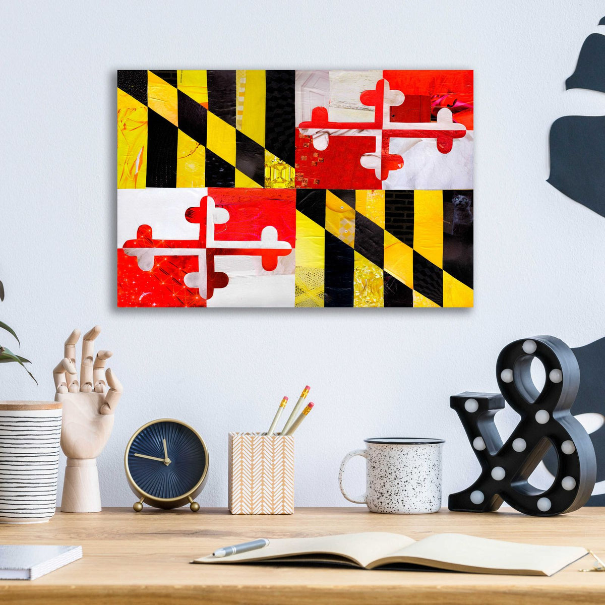 Maryland by Artpoptart - 16x12 acrylic wall art in a room