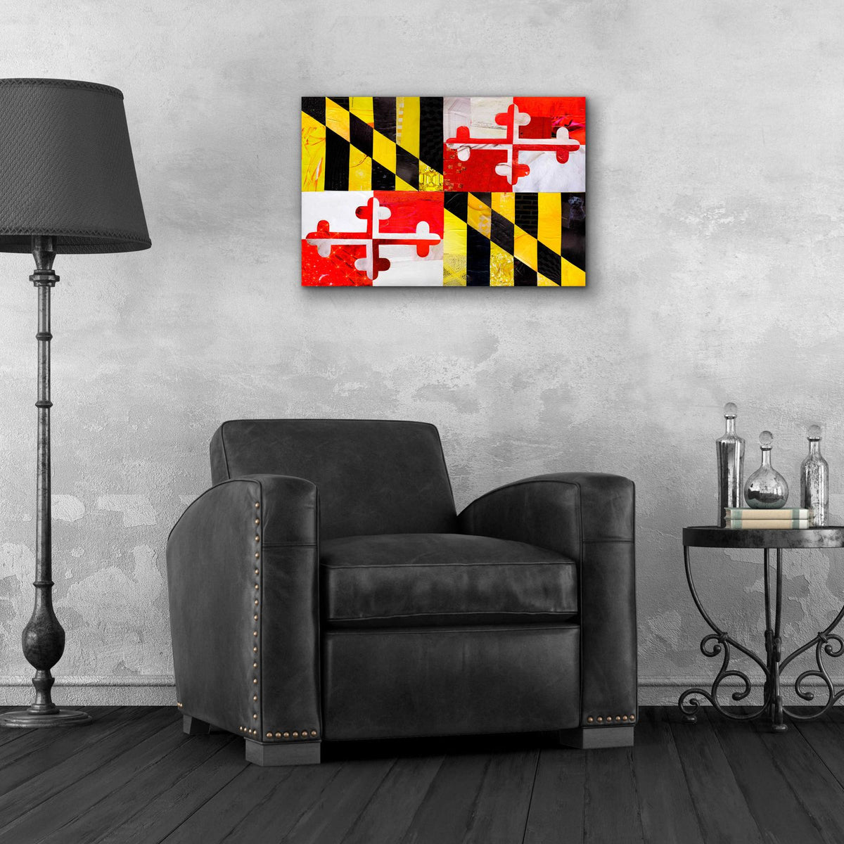 Maryland by Artpoptart - 24x16 acrylic wall art in a room