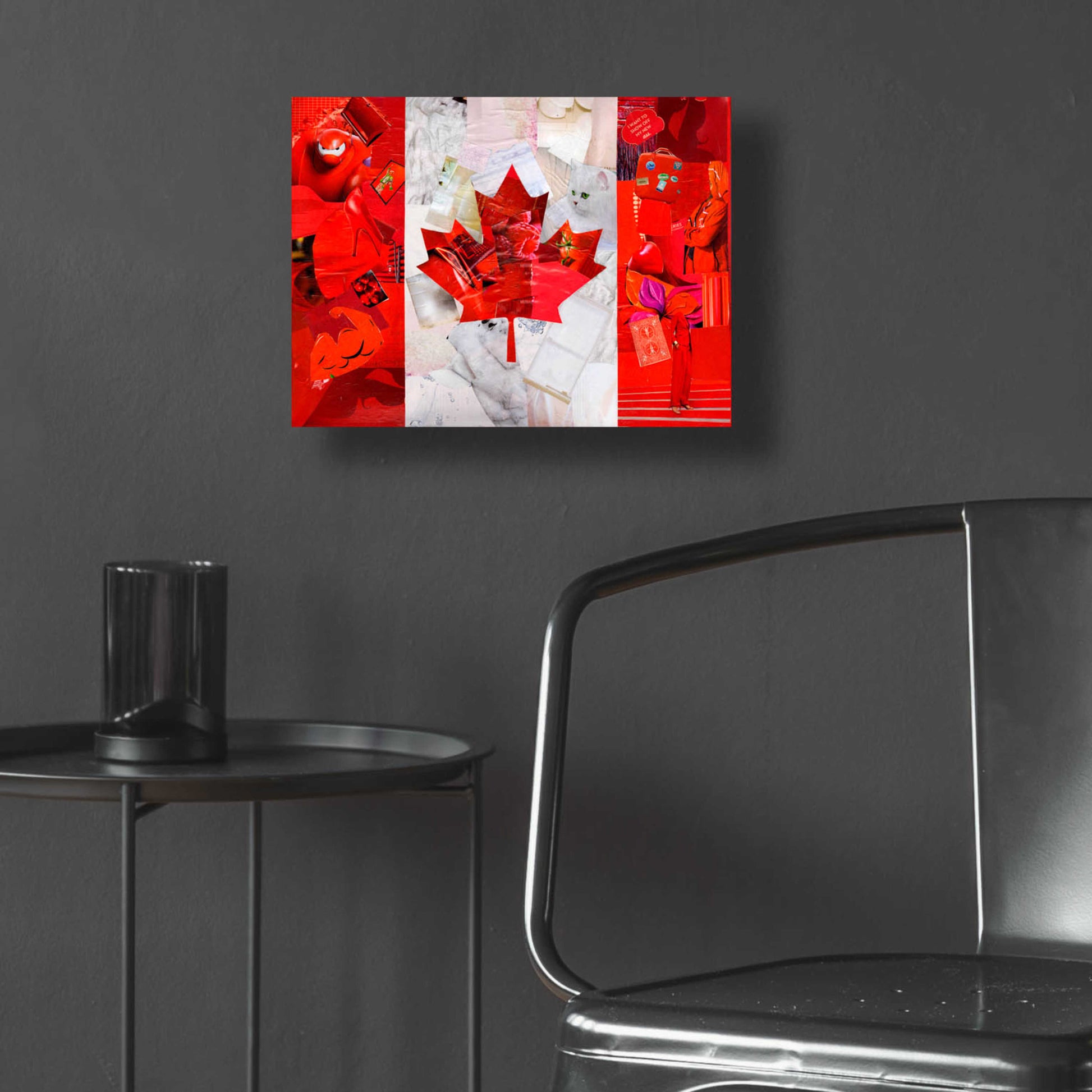 Epic Art 'Canada' by Artpoptart, Acrylic Glass Wall Art,16x12