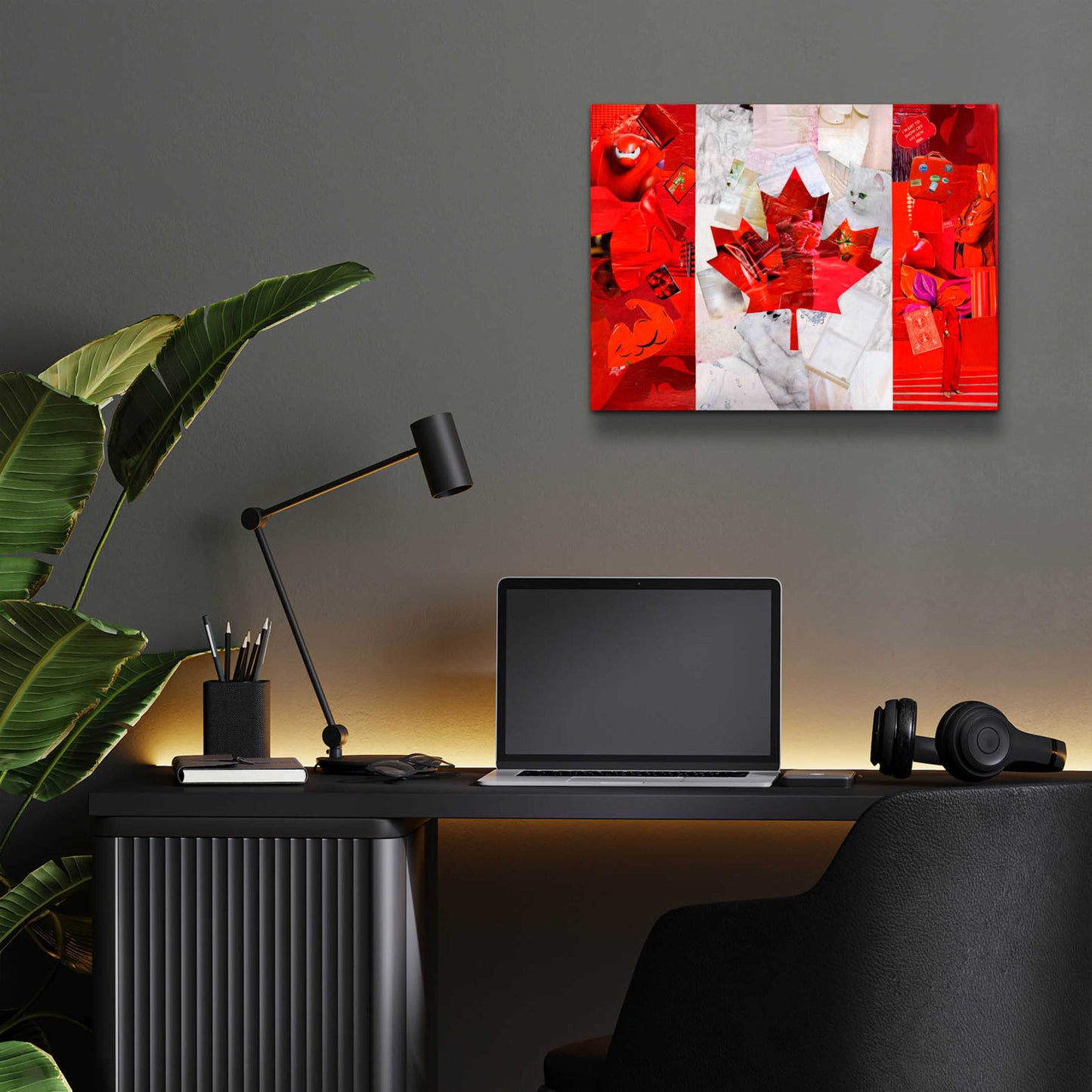 Epic Art 'Canada' by Artpoptart, Acrylic Glass Wall Art,16x12