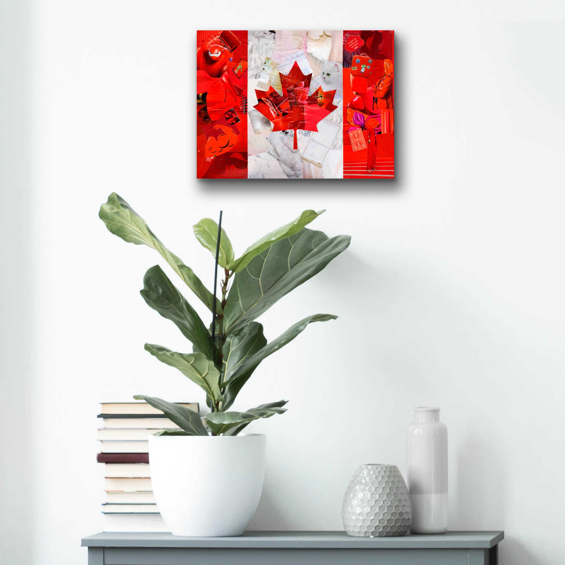 Epic Art 'Canada' by Artpoptart, Acrylic Glass Wall Art,16x12