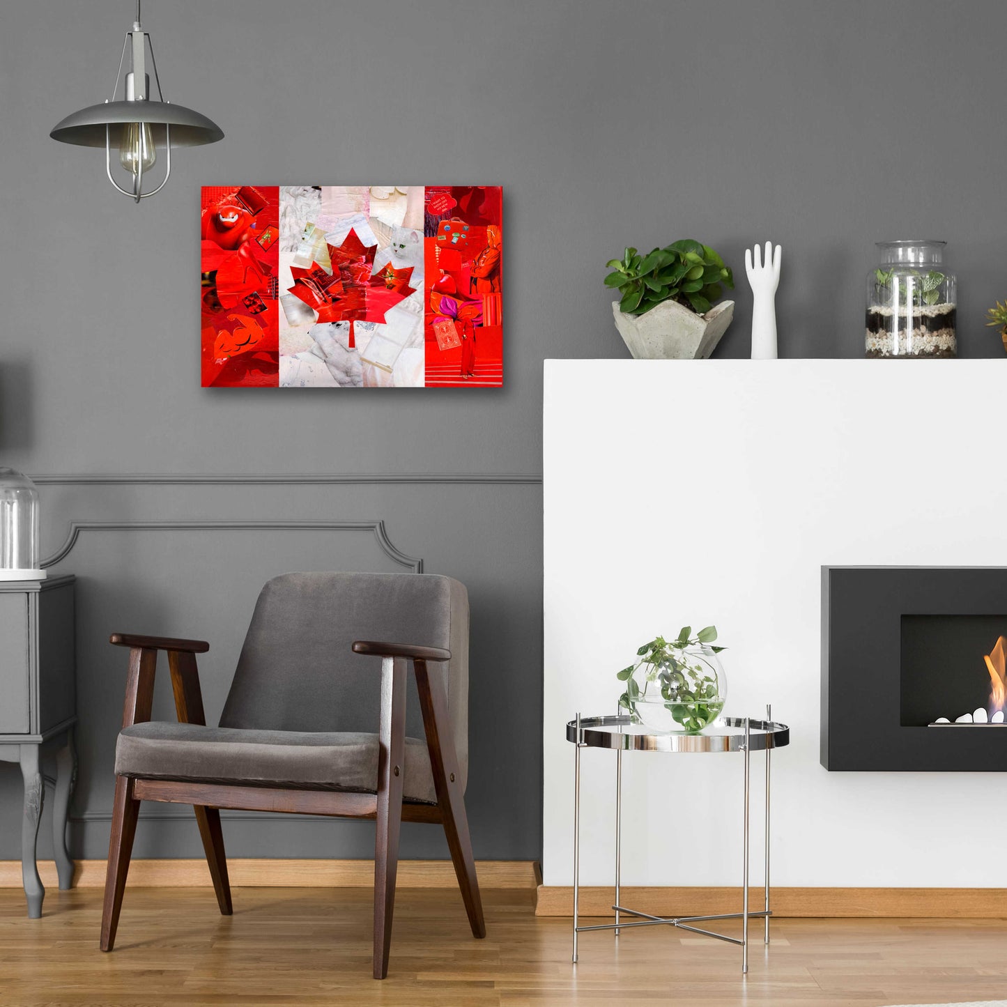 Epic Art 'Canada' by Artpoptart, Acrylic Glass Wall Art,24x16