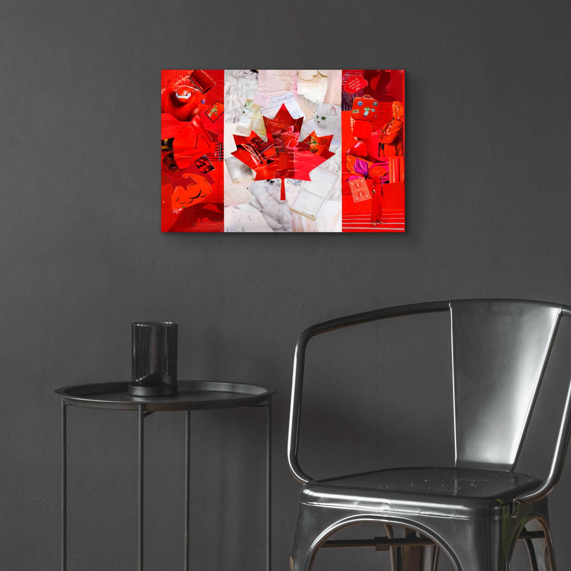 Epic Art 'Canada' by Artpoptart, Acrylic Glass Wall Art,24x16