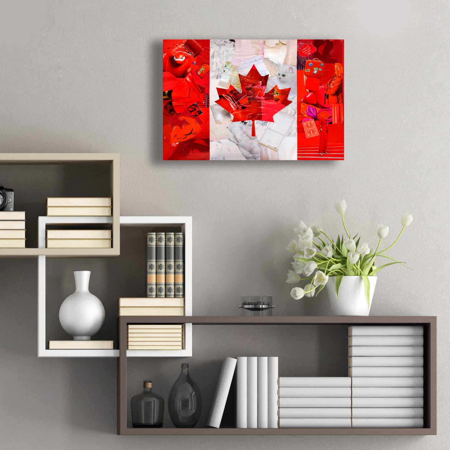 Epic Art 'Canada' by Artpoptart, Acrylic Glass Wall Art,24x16