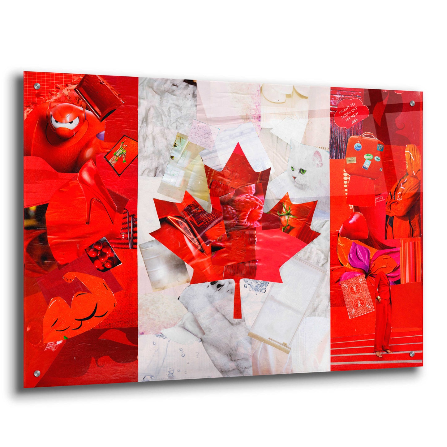 Epic Art 'Canada' by Artpoptart, Acrylic Glass Wall Art,36x24