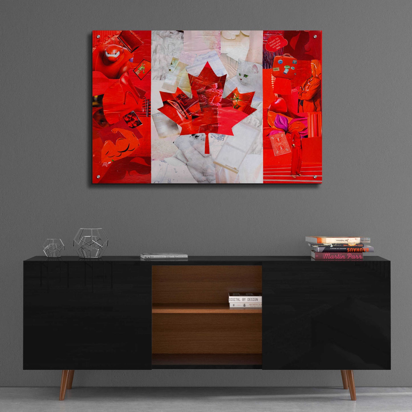 Epic Art 'Canada' by Artpoptart, Acrylic Glass Wall Art,36x24