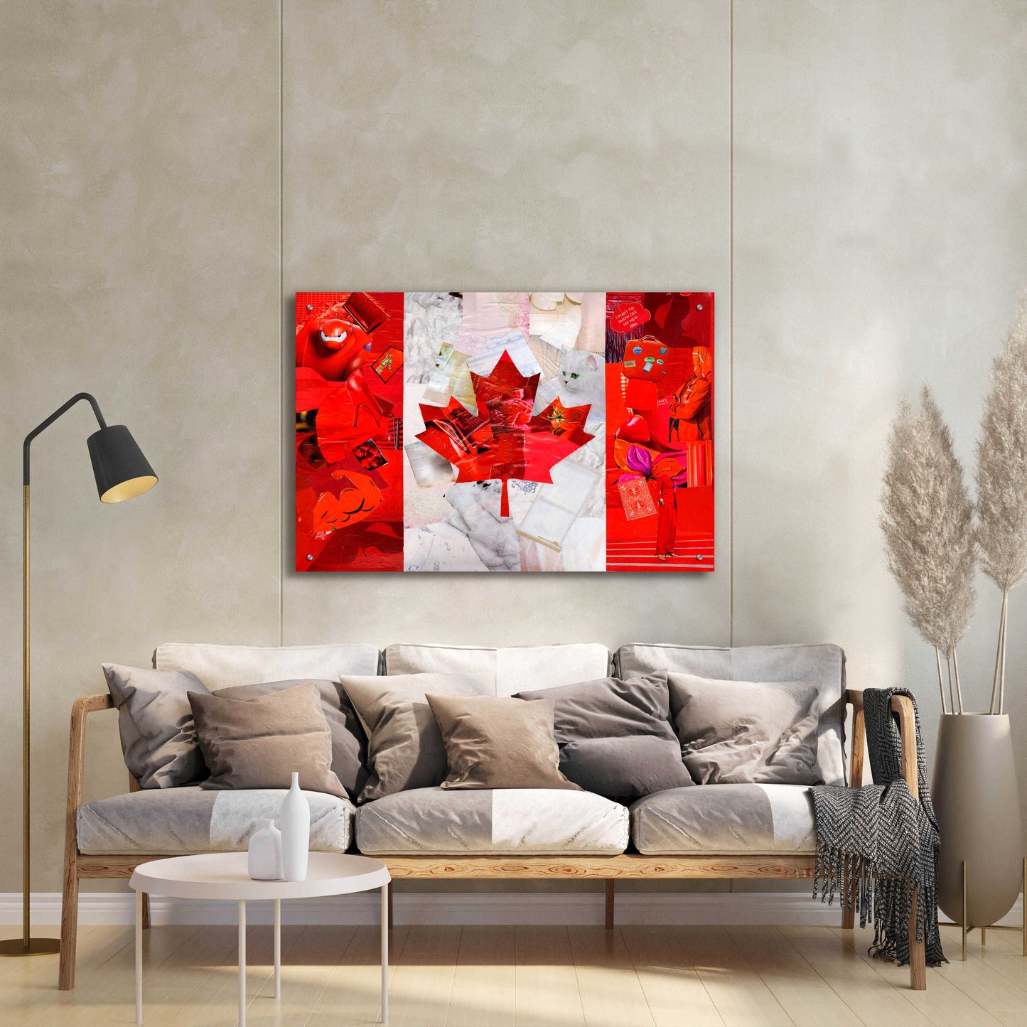 Epic Art 'Canada' by Artpoptart, Acrylic Glass Wall Art,36x24