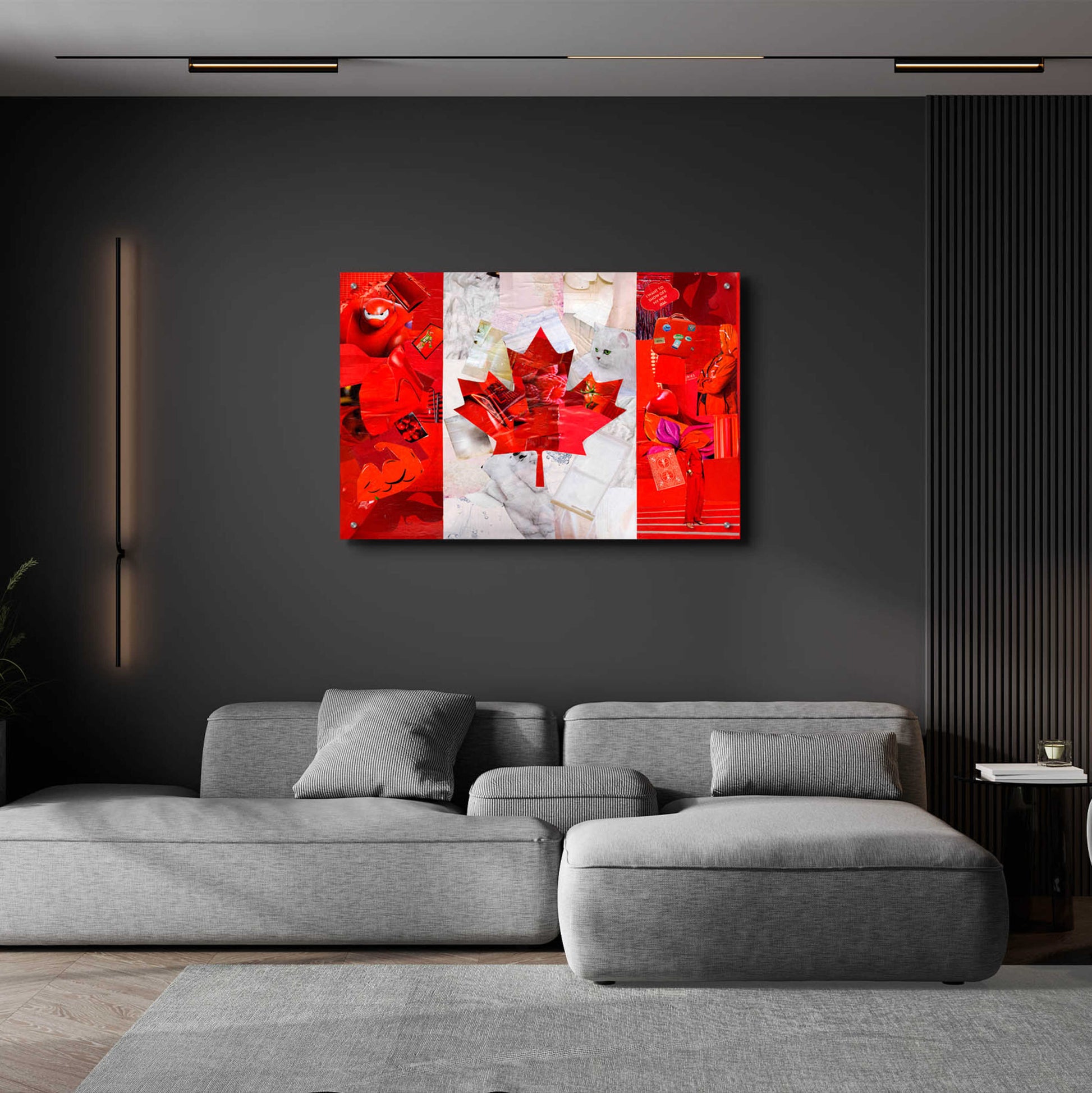 Epic Art 'Canada' by Artpoptart, Acrylic Glass Wall Art,36x24