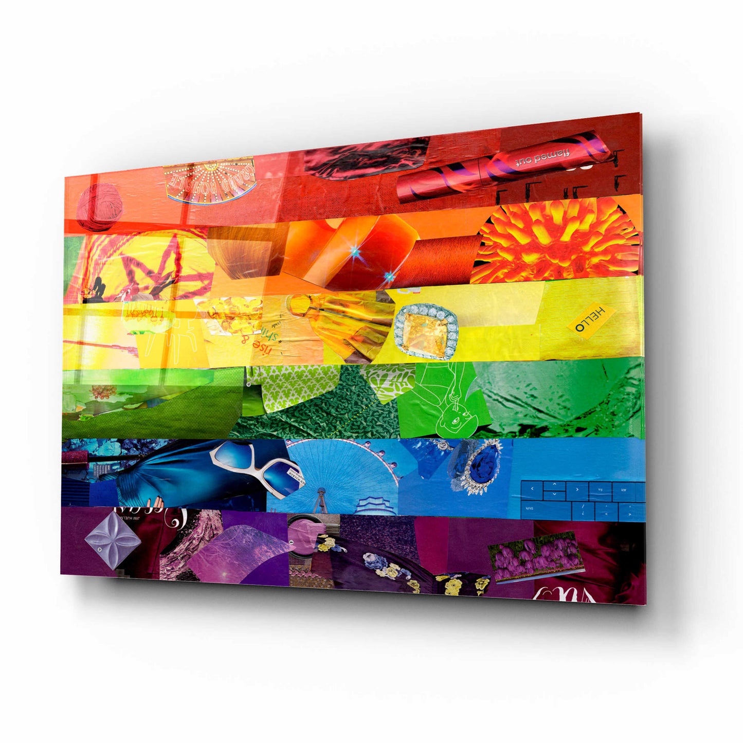 Epic Art 'Gay' by Artpoptart, Acrylic Glass Wall Art,16x12