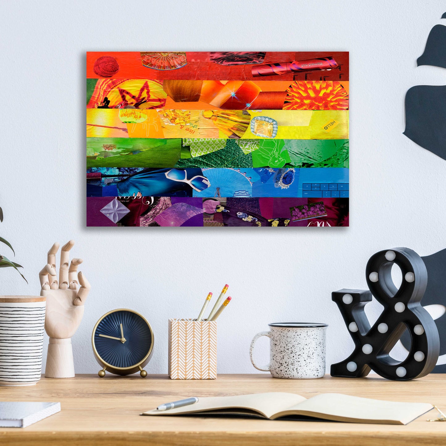 Epic Art 'Gay' by Artpoptart, Acrylic Glass Wall Art,16x12