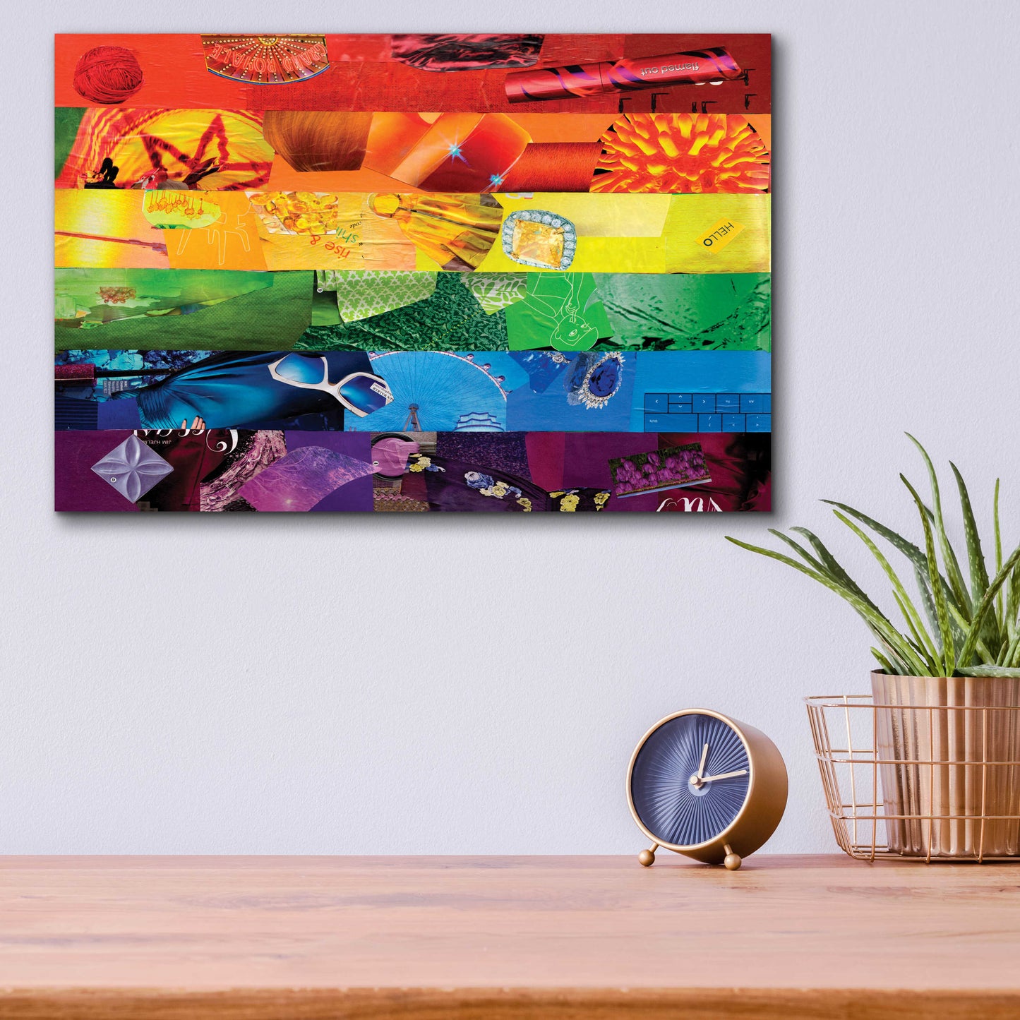 Epic Art 'Gay' by Artpoptart, Acrylic Glass Wall Art,16x12