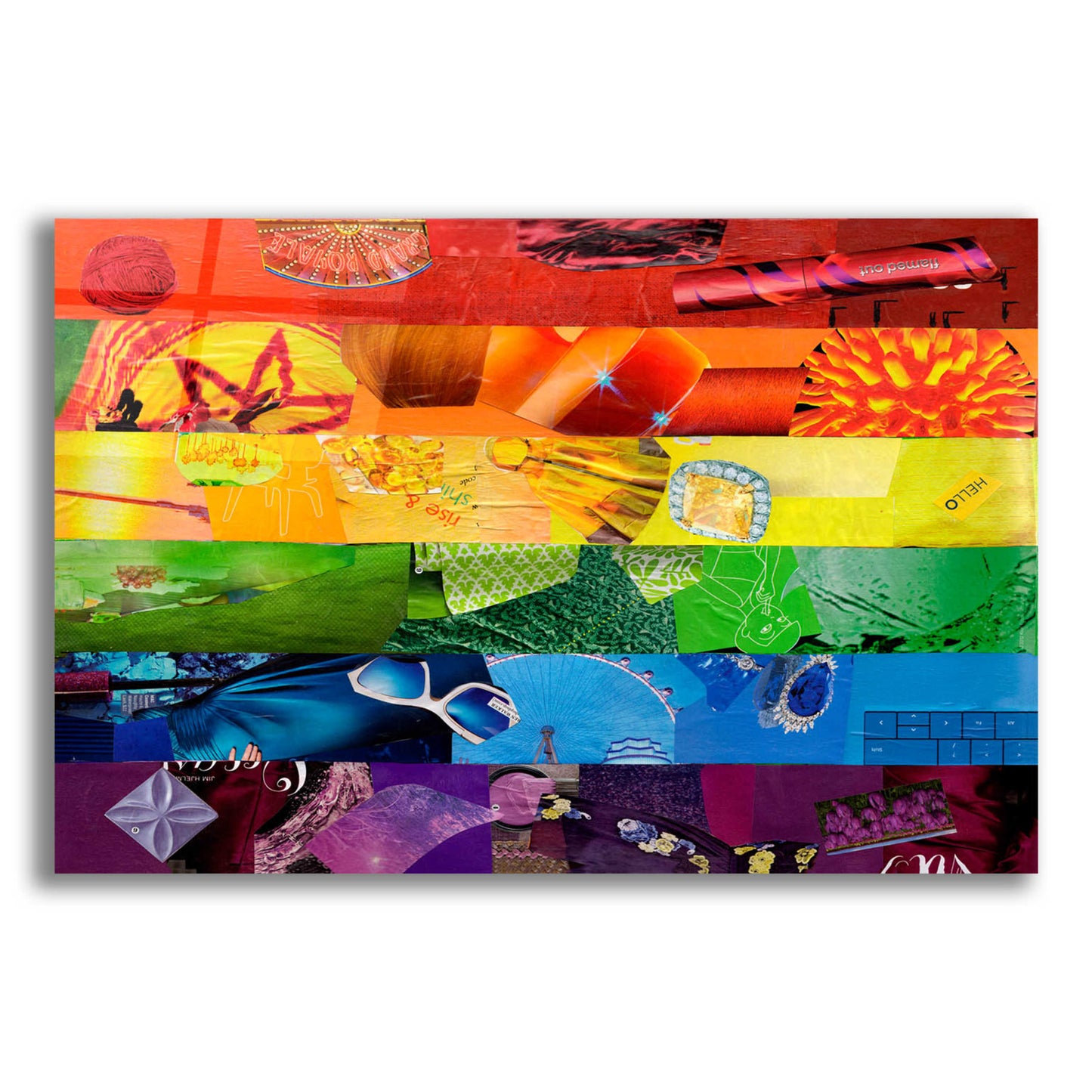 Epic Art 'Gay' by Artpoptart, Acrylic Glass Wall Art,16x12