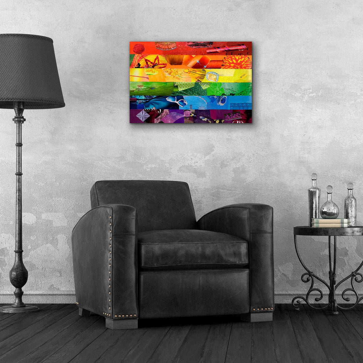 Gay by Artpoptart - 24x16 acrylic wall art in a room