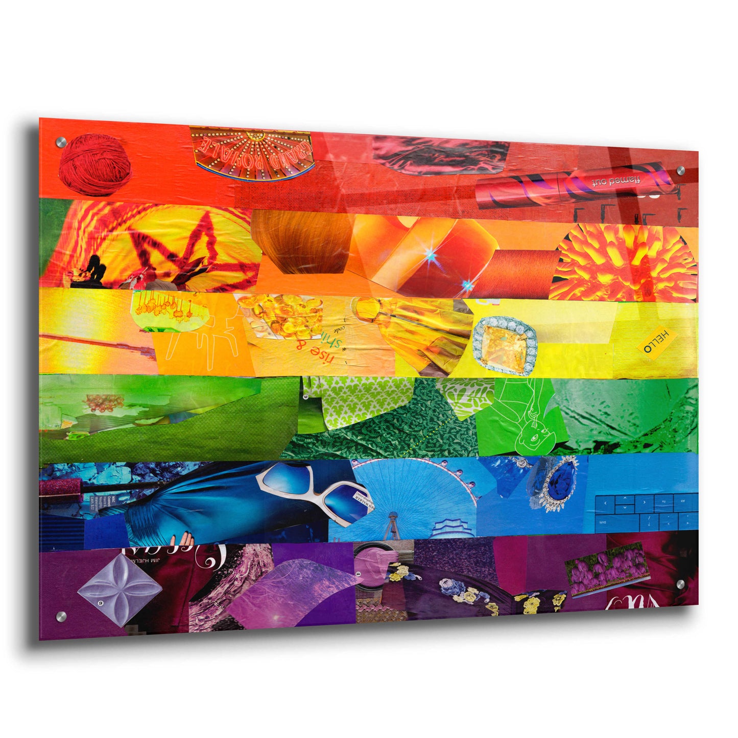 Epic Art 'Gay' by Artpoptart, Acrylic Glass Wall Art,36x24