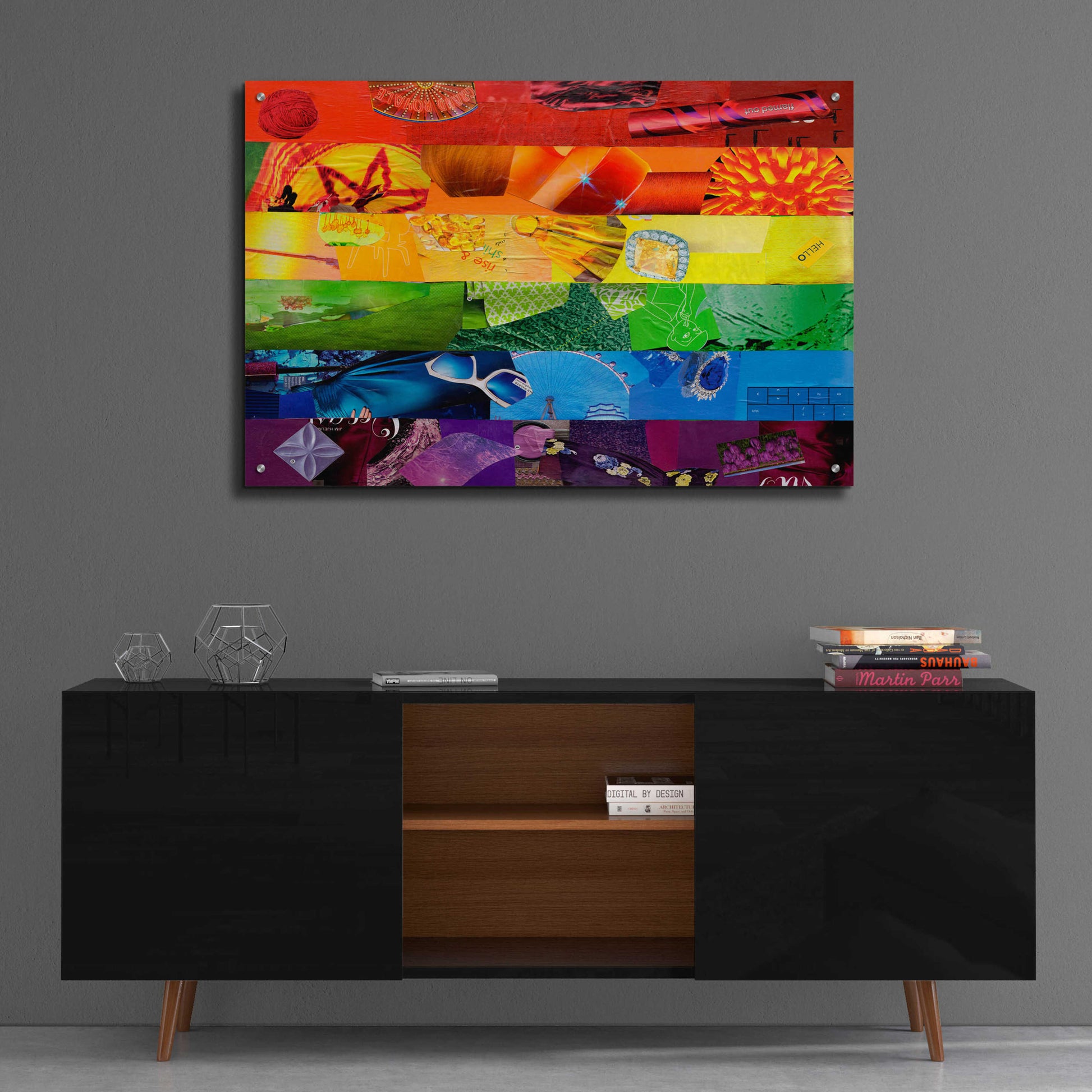 Epic Art 'Gay' by Artpoptart, Acrylic Glass Wall Art,36x24