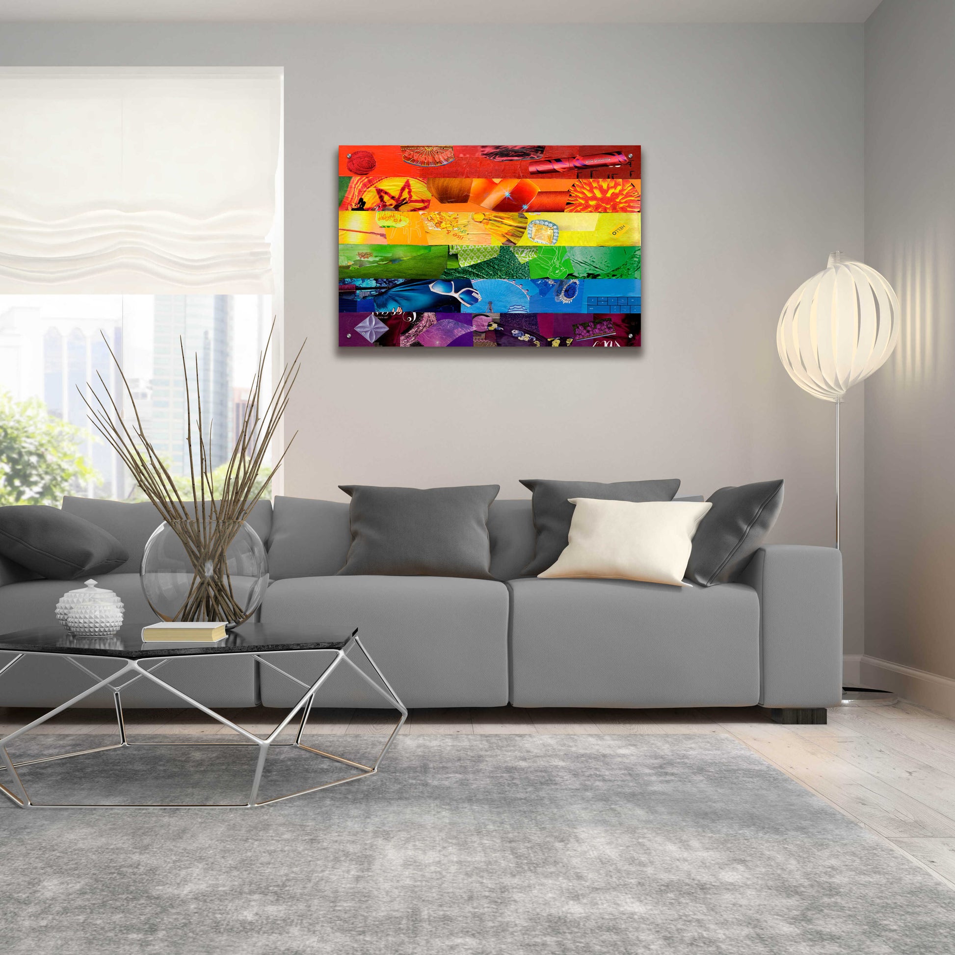 Epic Art 'Gay' by Artpoptart, Acrylic Glass Wall Art,36x24