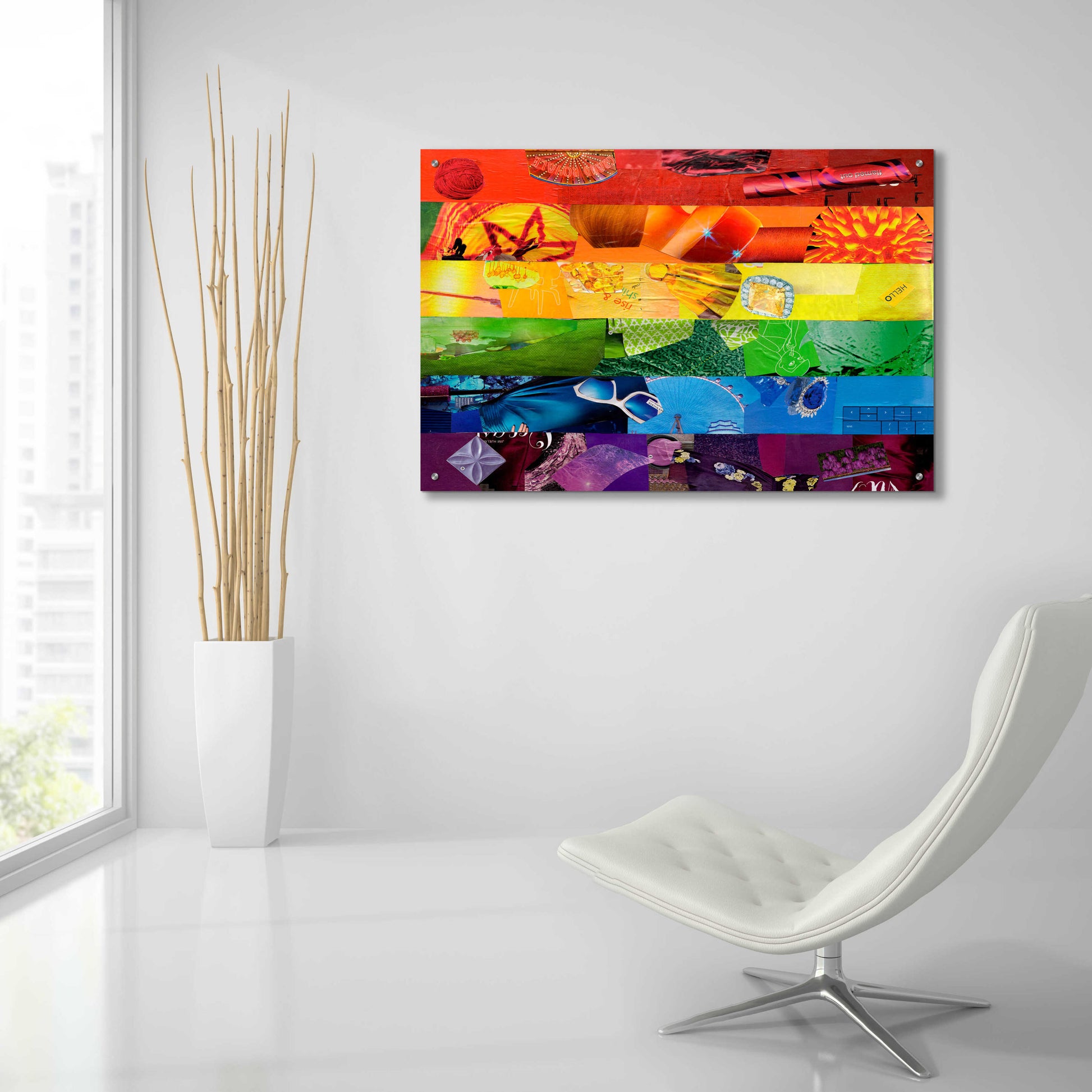 Epic Art 'Gay' by Artpoptart, Acrylic Glass Wall Art,36x24