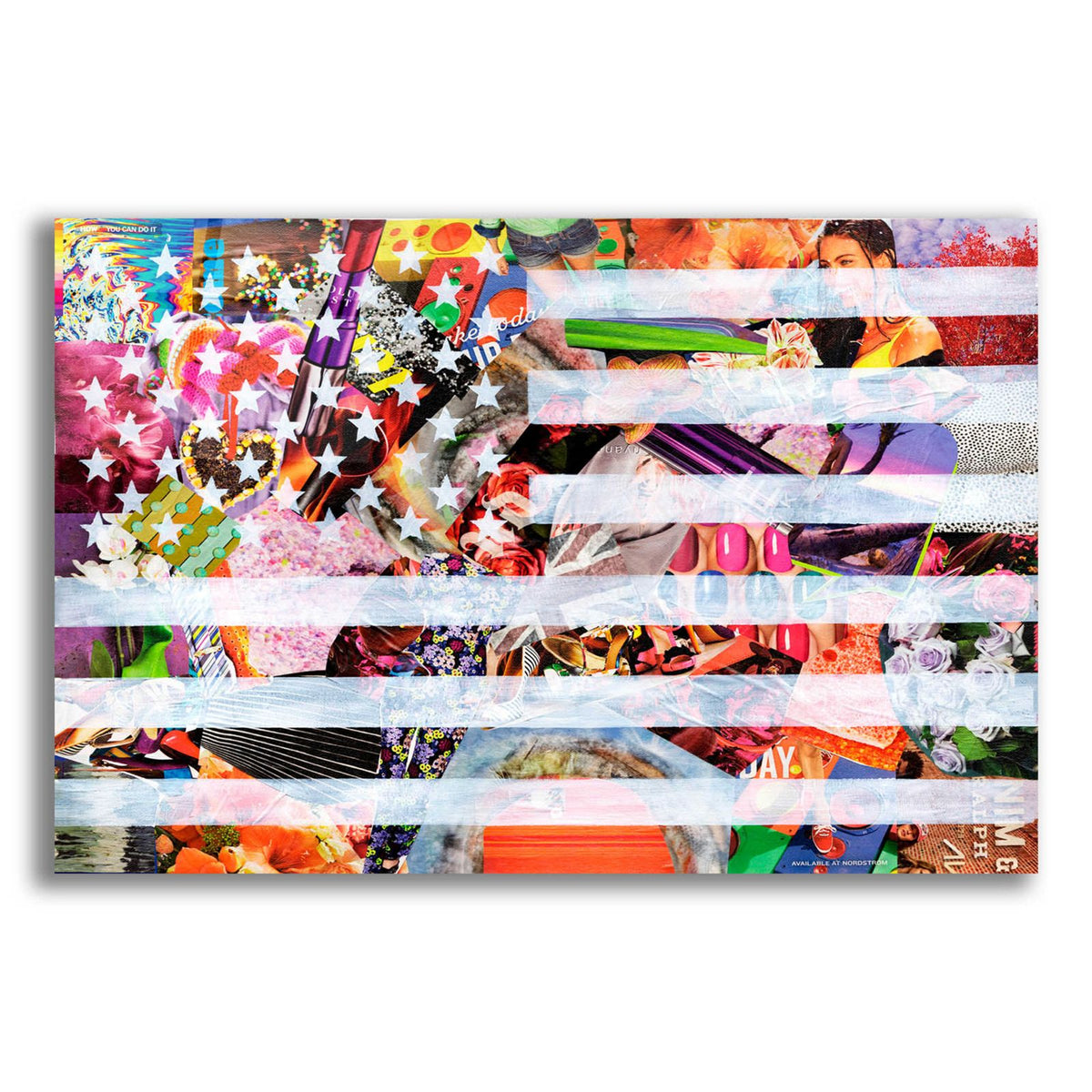 Murican Flag by Artpoptart acrylic glass wall art