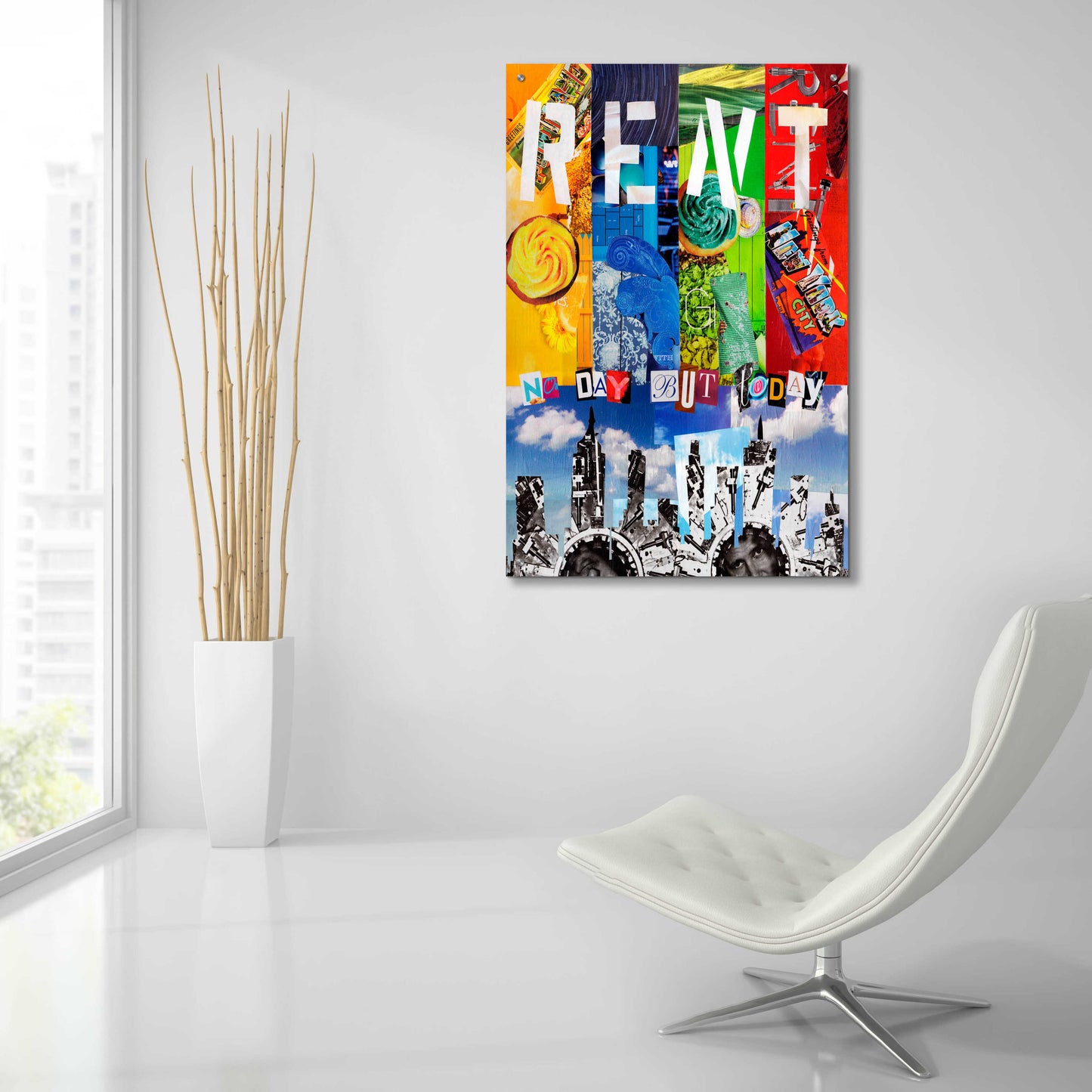 Epic Art 'Rent' by Artpoptart, Acrylic Glass Wall Art,24x36