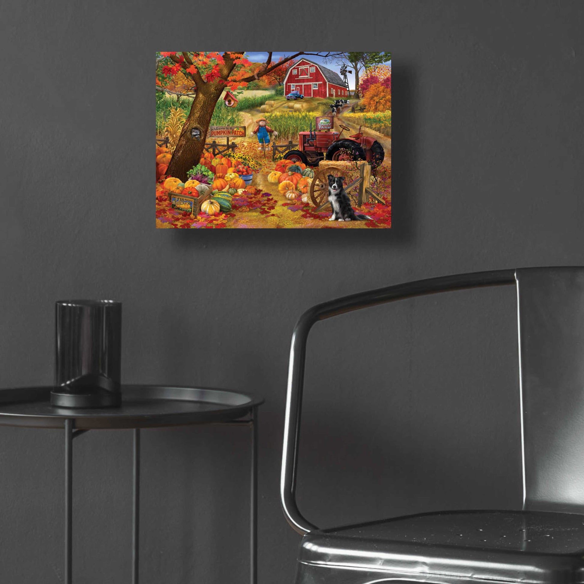 Epic Art 'Fall Bounty' by Bigelow Illustrations, Acrylic Glass Wall Art,16x12