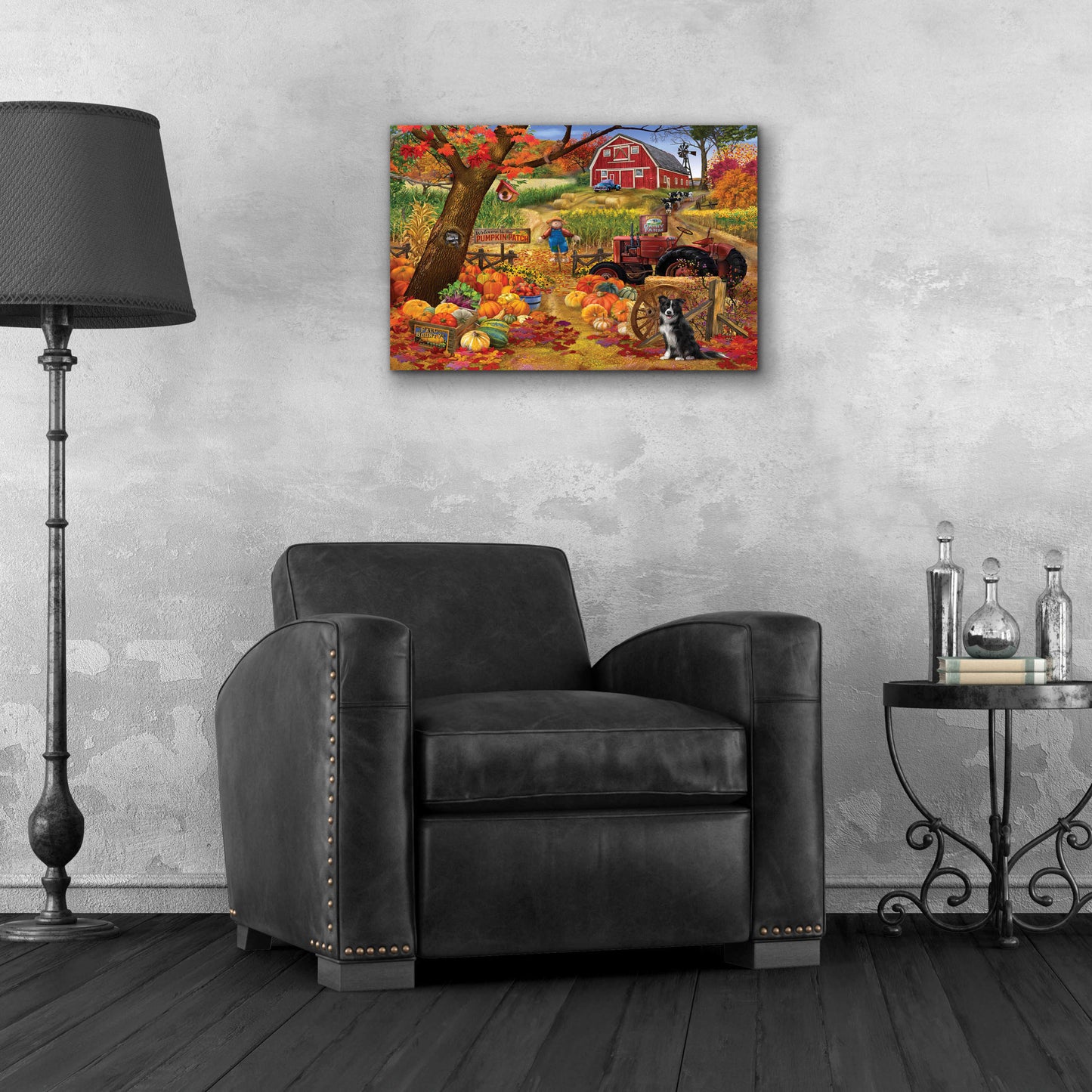 Epic Art 'Fall Bounty' by Bigelow Illustrations, Acrylic Glass Wall Art,24x16