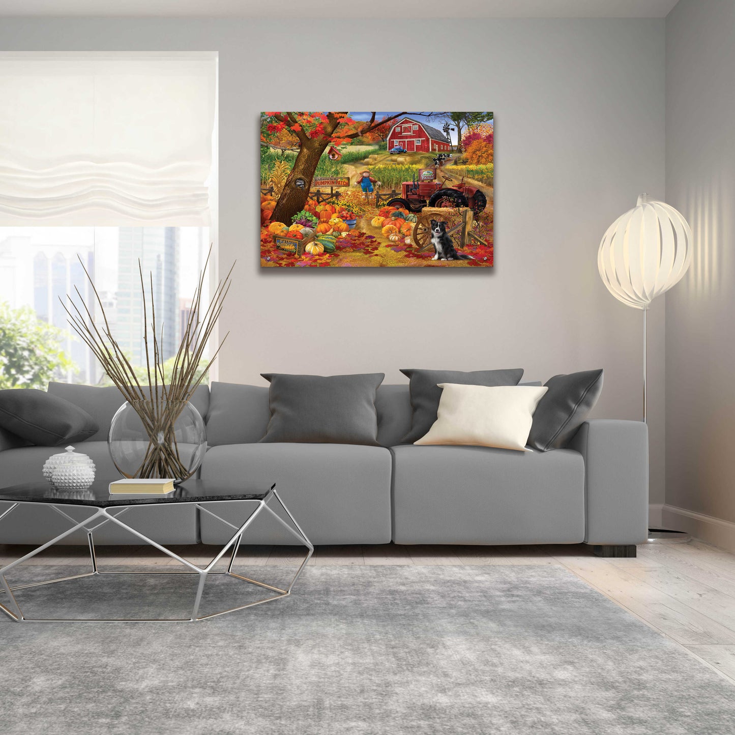 Epic Art 'Fall Bounty' by Bigelow Illustrations, Acrylic Glass Wall Art,36x24