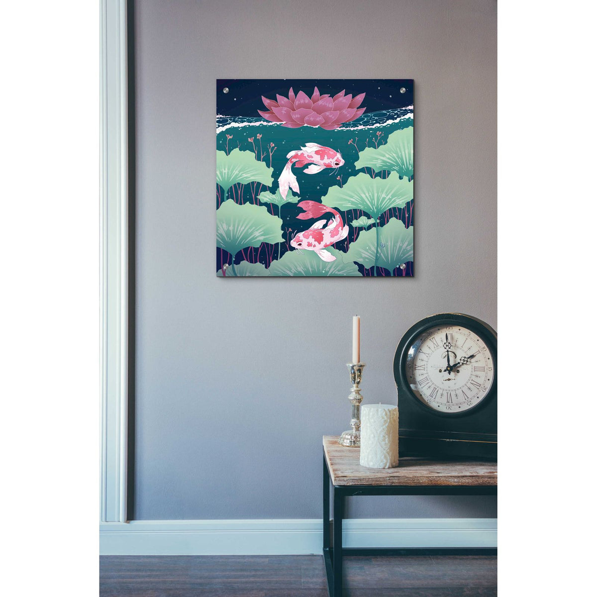 Serenity Green by Avery Multer - 24x24 acrylic wall art in a room