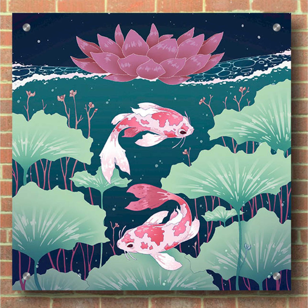 Serenity Green by Avery Multer - 36x36 acrylic wall art in a room