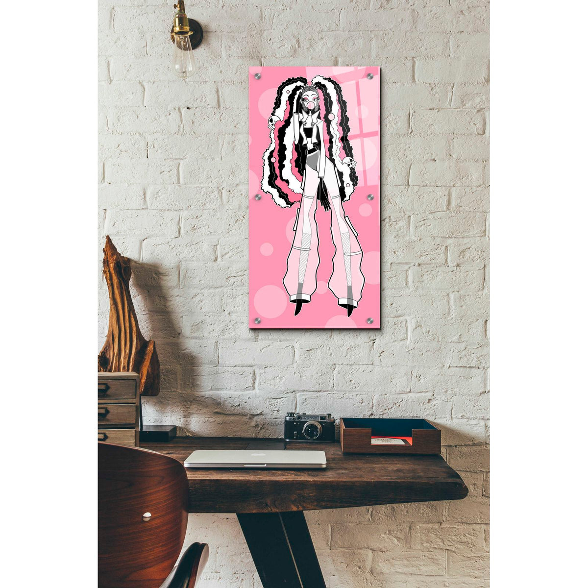 Pippa Rose by Avery Multer - 12x24 acrylic wall art in a room