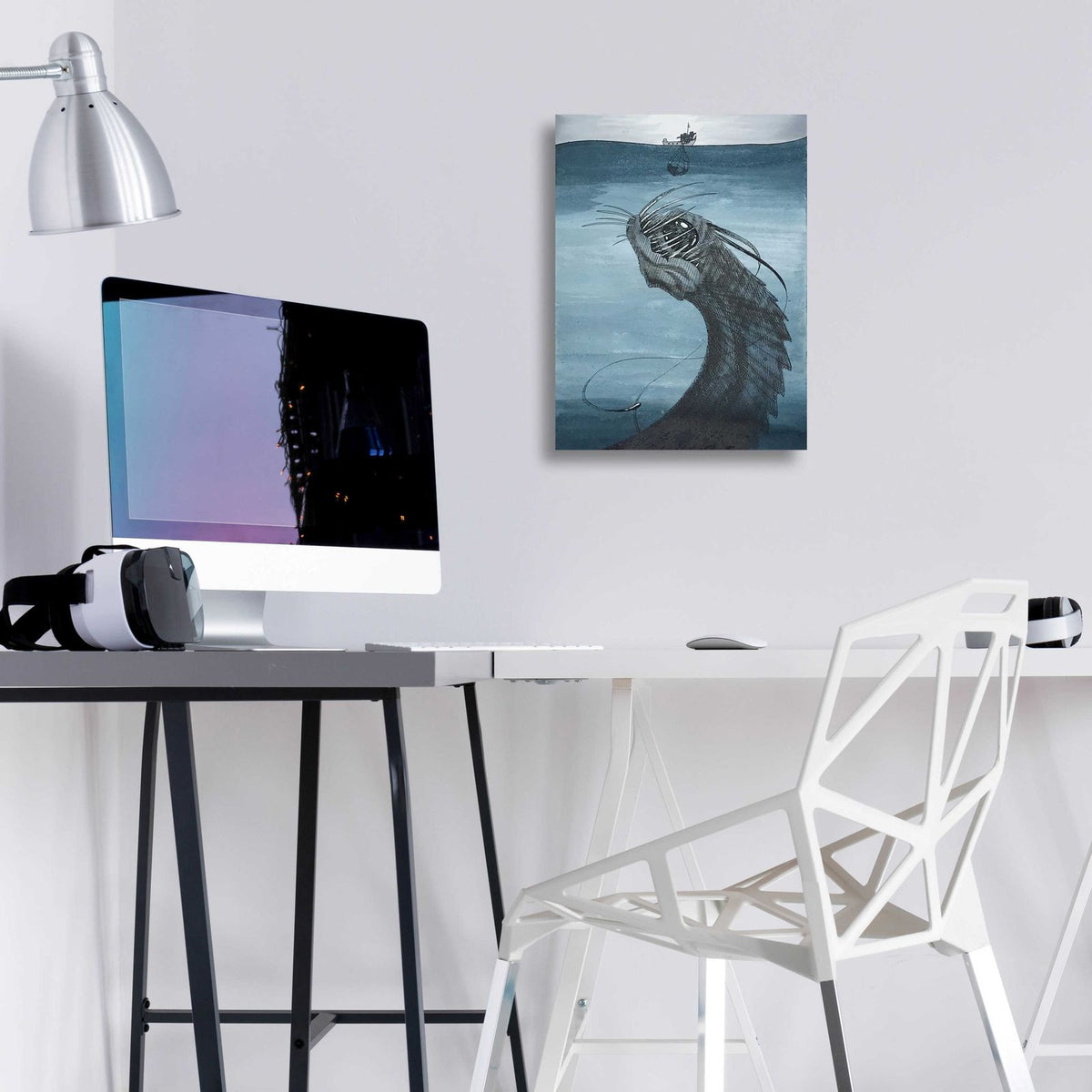 Bait by Avery Multer - 12x16 acrylic wall art in a room