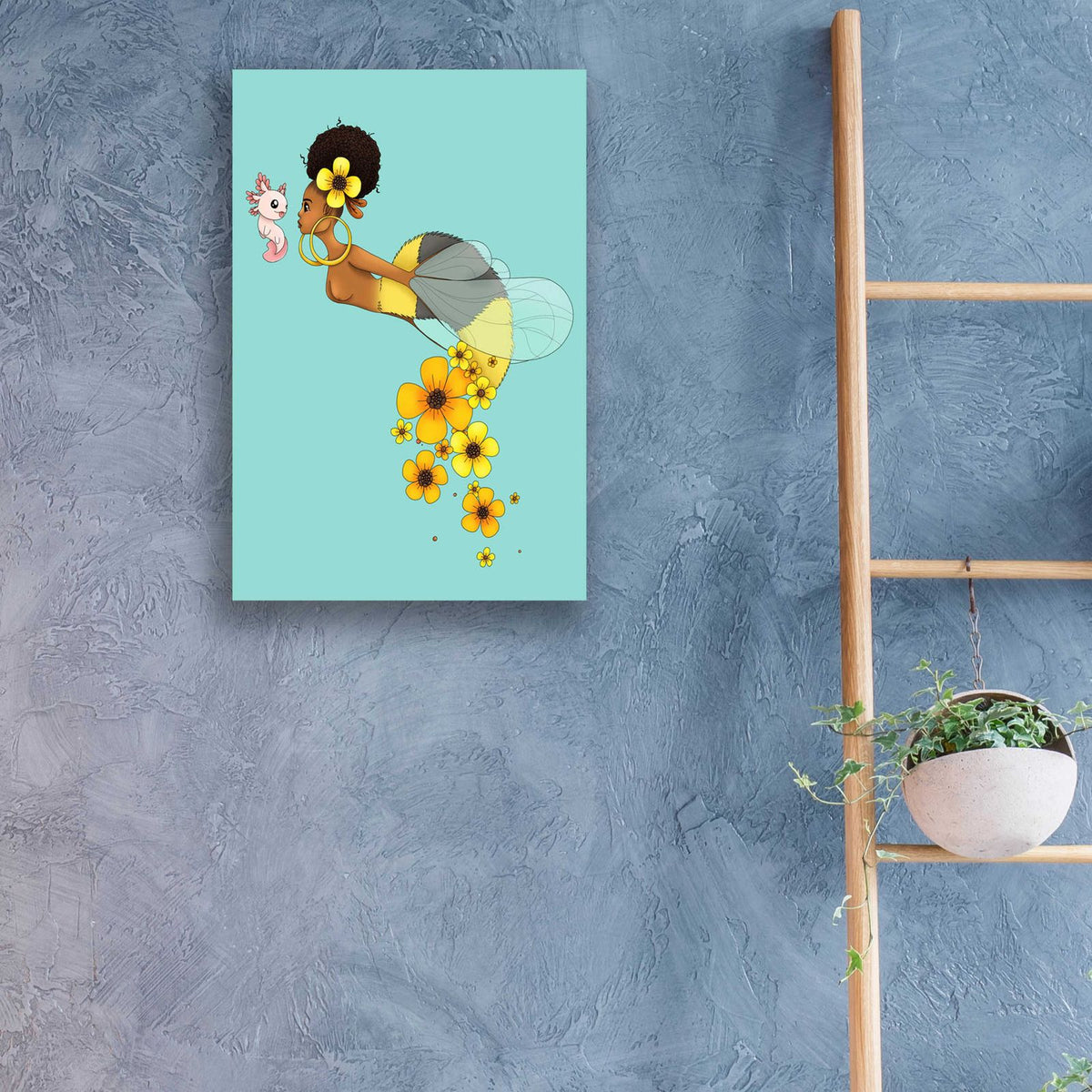 Queen Bee by Avery Multer - 16x24 acrylic wall art in a room