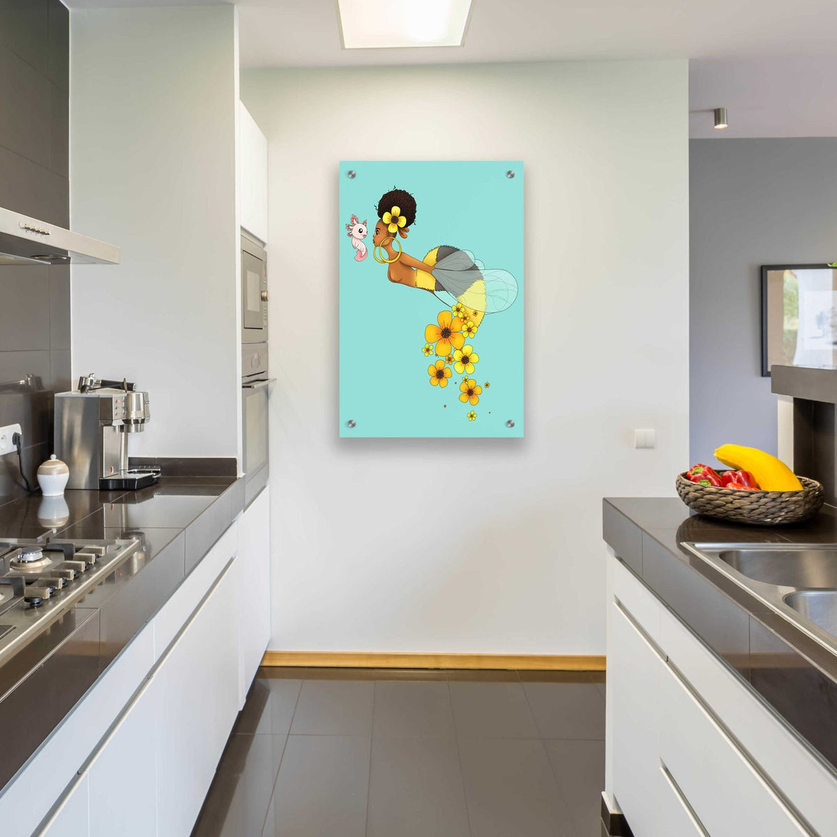 Queen Bee by Avery Multer - 24x36 acrylic wall art in a room
