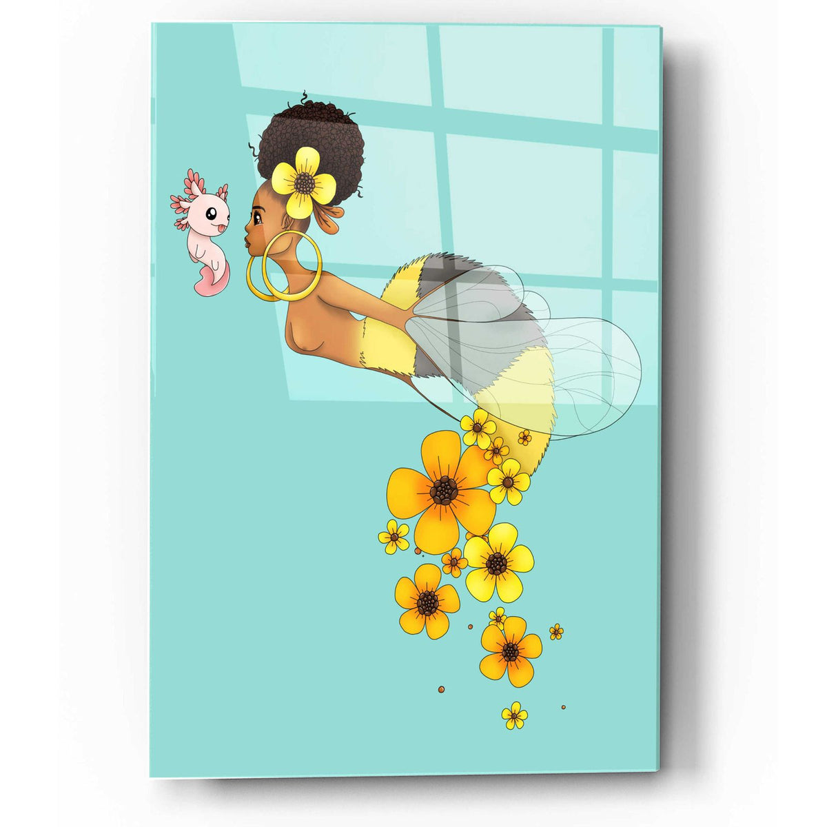 Queen Bee by Avery Multer acrylic glass wall art
