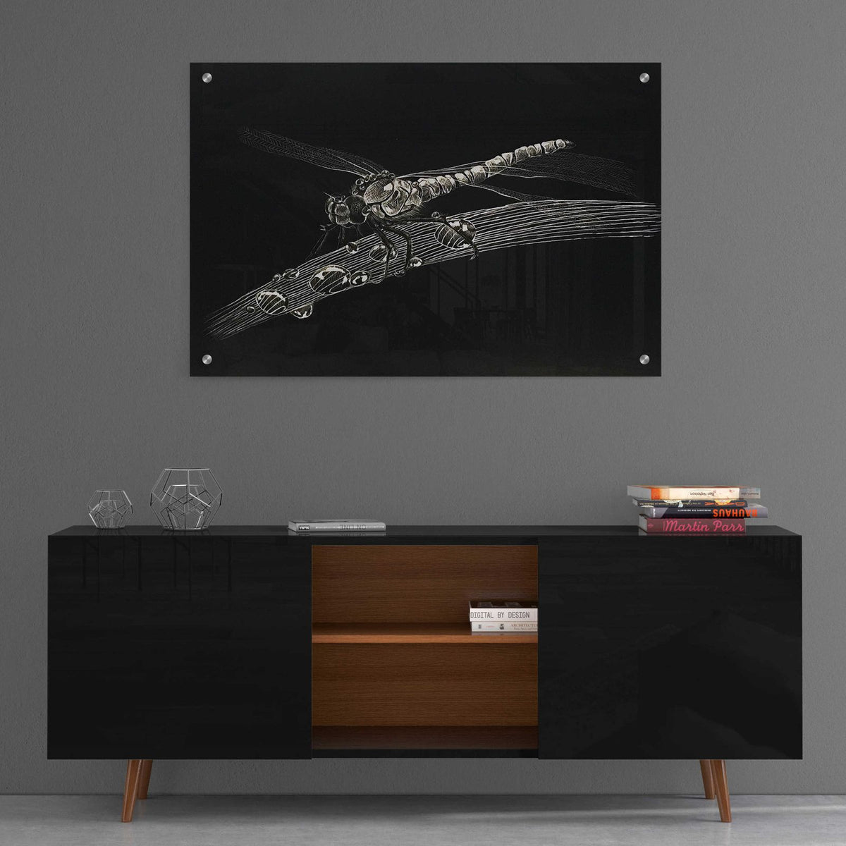 Dragonfly by Avery Multer - 36x24 acrylic wall art in a room