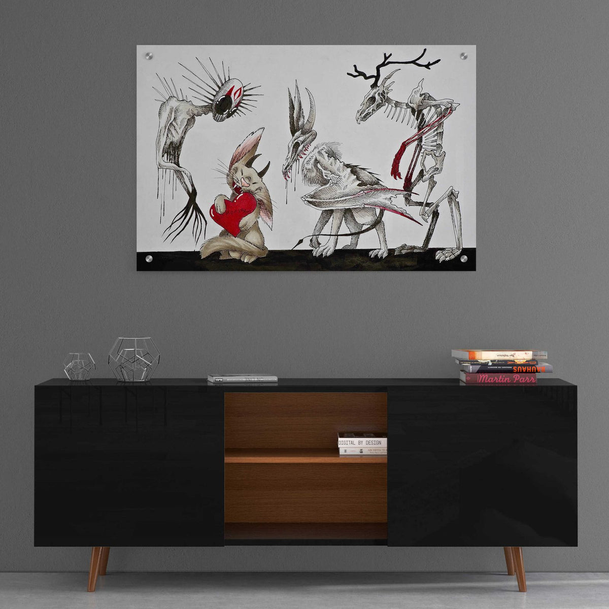 L'il Monster by Avery Multer - 36x24 acrylic wall art in a room