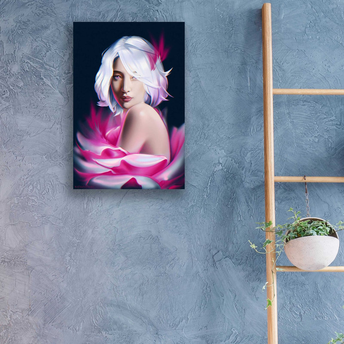 Hee Jae by Katalina Ooma - 16x24 acrylic wall art in a room