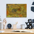 Grunge Bitcoin Two by Steve Hunziker - 16x12 acrylic wall art in a room