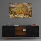 Bitcoin New Age Four by Steve Hunziker - 36x24 acrylic wall art in a room