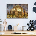 Bitcoin New Age Three by Steve Hunziker - 16x12 acrylic wall art in a room