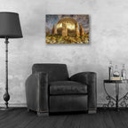 Bitcoin New Age Three by Steve Hunziker - 24x16 acrylic wall art in a room