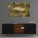 Bitcoin-New Age One by Steve Hunziker - 36x24 acrylic wall art in a room