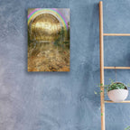 Bitcoin New Age Six by Steve Hunziker - 16x24 acrylic wall art in a room