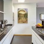 Bitcoin New Age Six by Steve Hunziker - 24x36 acrylic wall art in a room