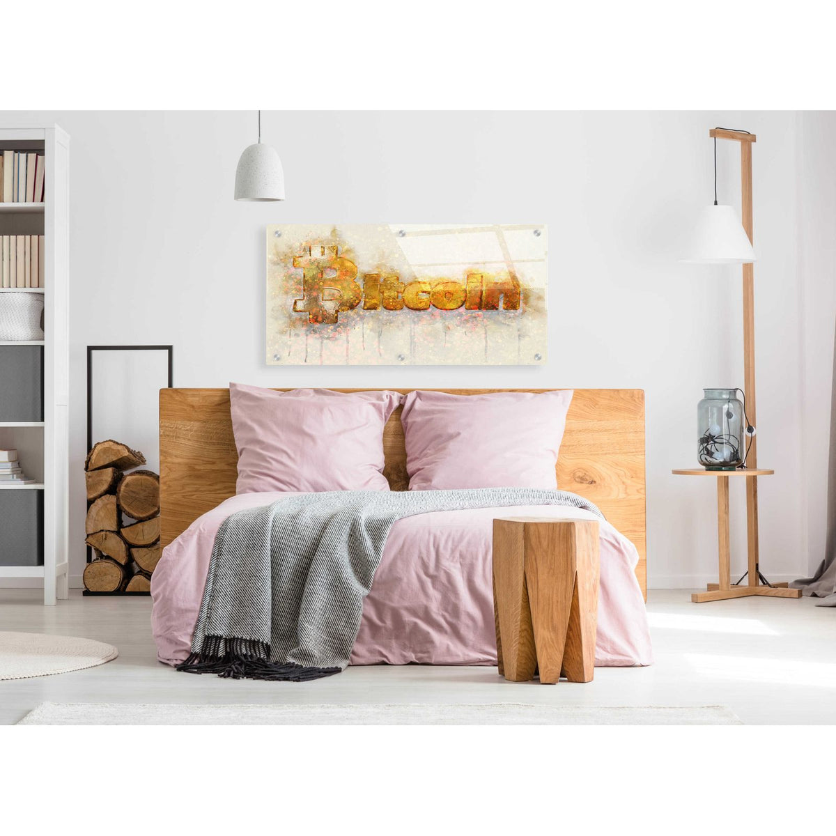 Bitcoin Era 4 by Surma and Guillen - 48x24 acrylic wall art in a room