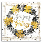 Seasons Greetings Birch Wreath by Cindy Jacobs acrylic glass wall art