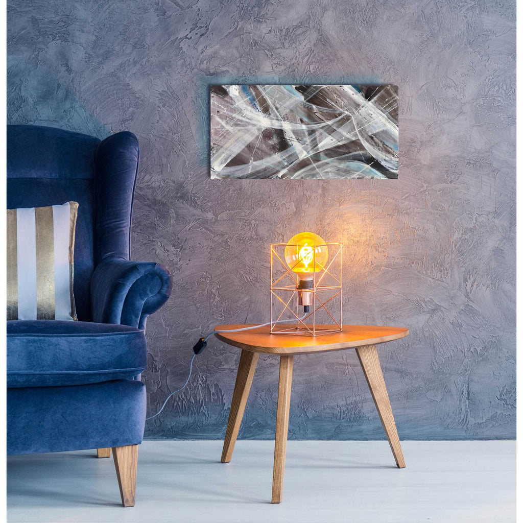 Glacier VI by Albena Hristova - 24x12 acrylic wall art in a room