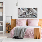 Glacier VI by Albena Hristova - 48x24 acrylic wall art in a room