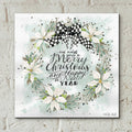 We Wish You a Merry Christmas by Cindy Jacobs - 12x12 acrylic wall art in a room