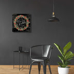A Very Merry Christmas Wreath by Cindy Jacobs - 24x24 acrylic wall art in a room