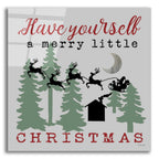 Have Yourself a Merry Little Christmas by Cindy Jacobs acrylic glass wall art